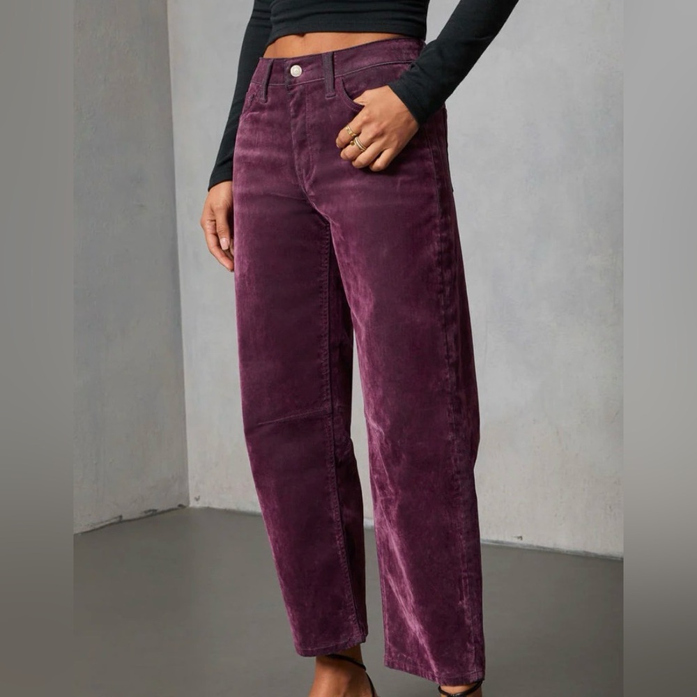 Jones New York Purple Women Corderoy Pants